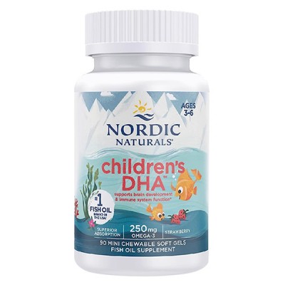 NORDIC NATURALS 挪威儿童DHA软胶囊 草莓味 180粒